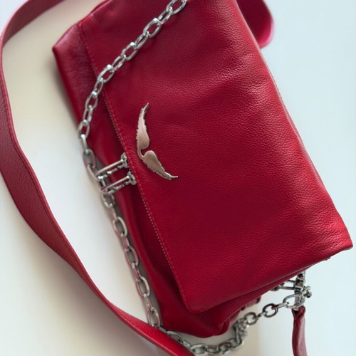 Zadig & Voltaire Crossbody bag like new, red leather
