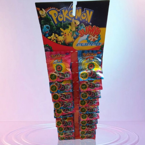 Pokemon JUMP FLIPPO τάπες καινούργιες, πακέτο 20 φακελάκια