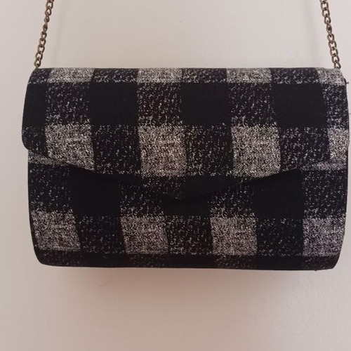 Compania Fantastica crossbody bag like new, black and white