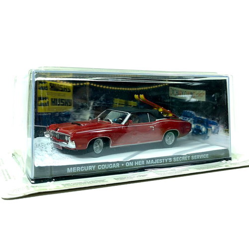 James Bond Mercury Cougar XR7 1969 Diecast Car New