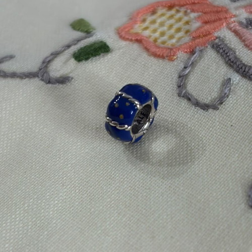 Pandora mini lifebuoy charm, blue