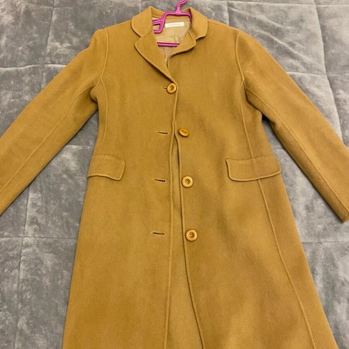 Raxevsky wool long brown coat like new