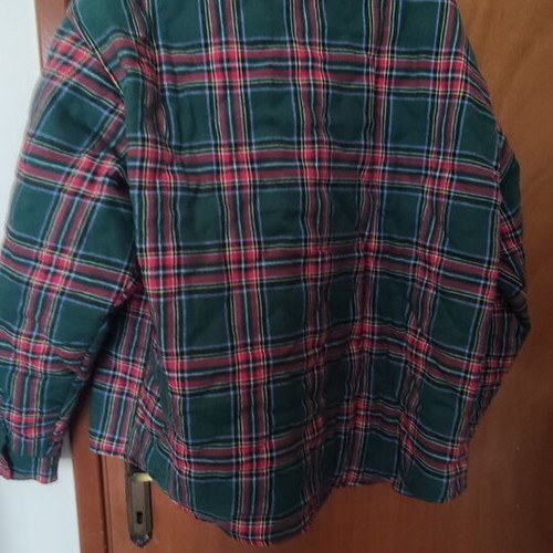 Abrand Jeans men's checkered jacket, XL, red and green