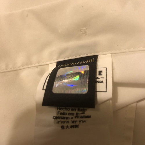 Just Cavalli White Men's Dress Shirt Size L New