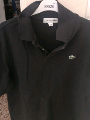 Lacoste ανδρική μπλούζα πόλο σε μαύρο, XL