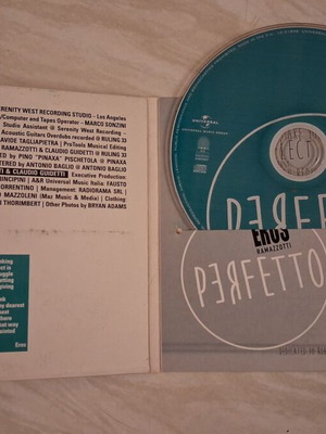 Eros Ramazzotti Perfetto CD album used, 2015 pop-rock