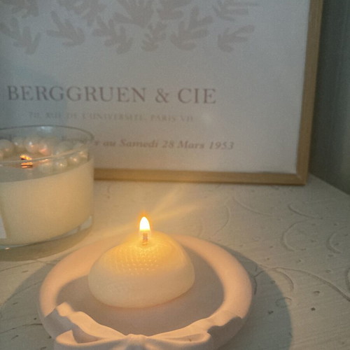Minimal Heart Candle new with customizable scents