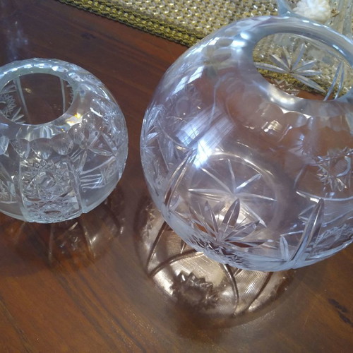 Crystal vases like new