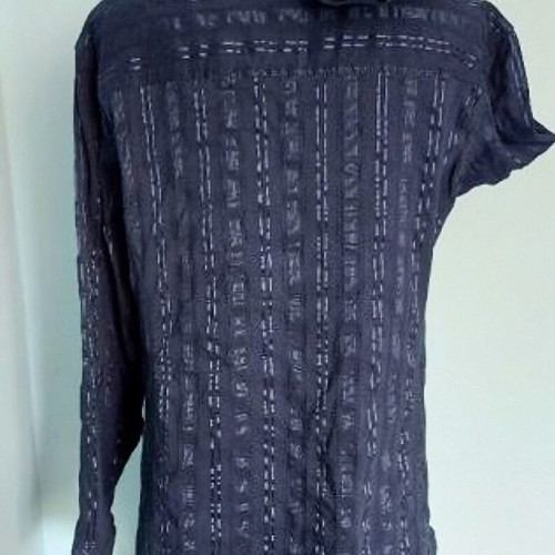 Cecil shirt like new, elastic, navy blue, very large size 2XL-4XL