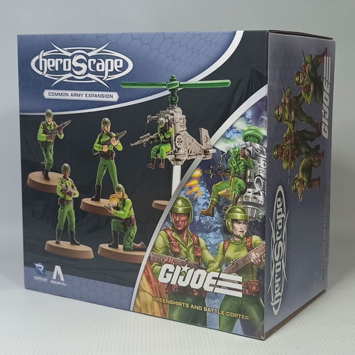 Hasbro Renegade Studios Heroscape GI Joe Greenshirts and Battle Copter Expansion new