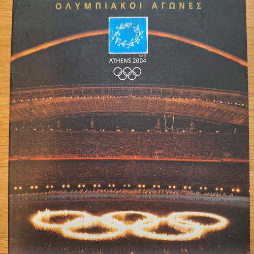 Athens 2004 Olympic Games DVD box set like new with 64-page album