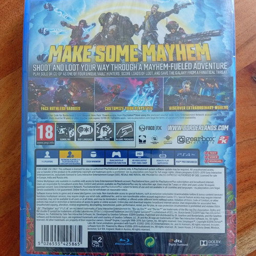 Borderlands 3 PS4 game new sealed 2019 2K