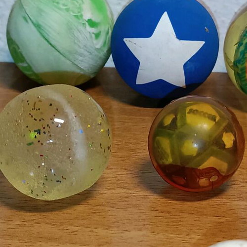 Crazy balls used, pack of 12, 90s