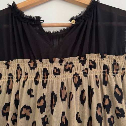 Juicy Couture cocktail dress with animal print, like new, size S