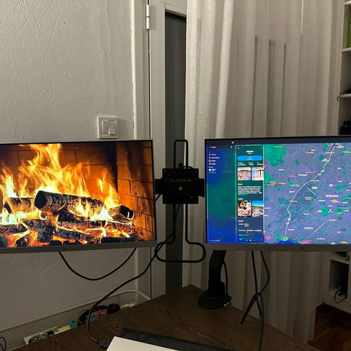 Filex Chicago Duo Monitor Arm like new, dual screen stand