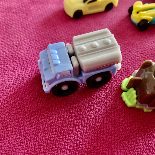 Kinder toy cars used in excellent condition