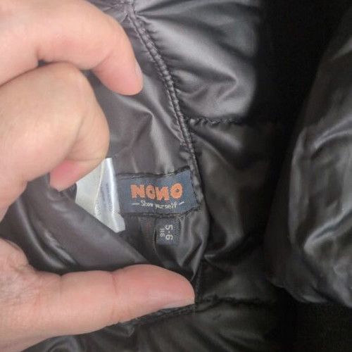 Nono reversible jacket size 110, like new, black and white