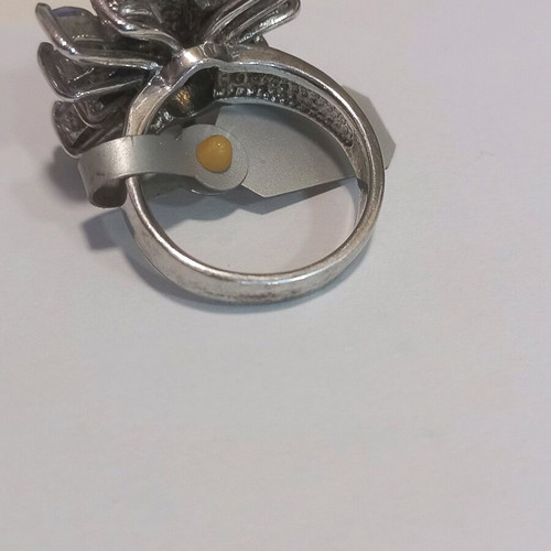 Silver ring new, size 54
