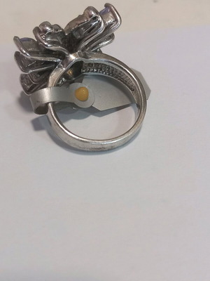 Silver ring new, size 54
