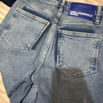 Karl Lagerfeld jeans size 24 like new, blue with unique design