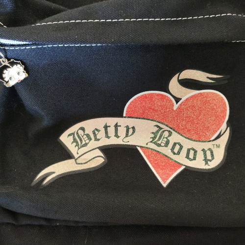 Betty Boop backpack with sequins, black, like new