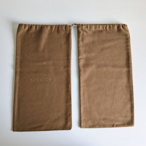 Gucci dust protection pouches set of 2, new, 40x20.5 cm