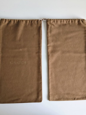 Gucci dust protection pouches set of 2, new, 40x20.5 cm
