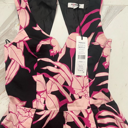 Morgan cocktail dress new, colorful print, size S-M