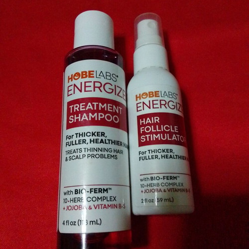 Hobe Labs Energizer shampoo and lotion for hair loss, like new