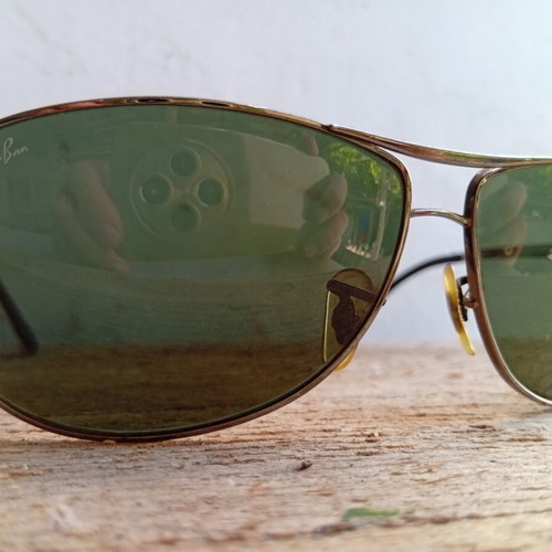 Ray-Ban sunglasses used, silver with original case