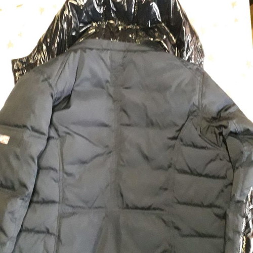 Insulated jacket used with detachable hood, blue, size 146 cm