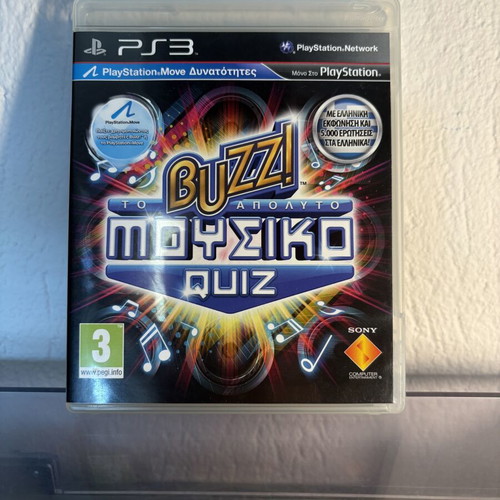 Buzz! Music Quiz PlayStation 3 game like new