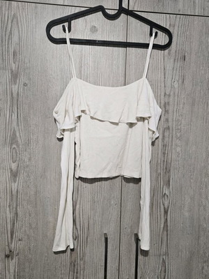Forever 21 blouse used, size L, white