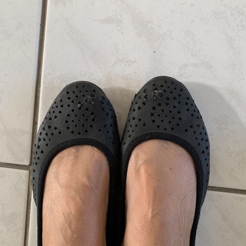 Pack of three summer shoes size 38: two ballerinas and one espadrilles