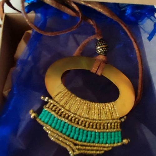 Handmade boho necklace