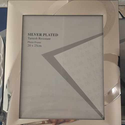 Silver photo frame 20x25 wedding new