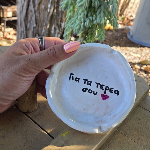 Handmade ashtray