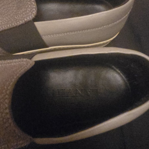 Lanvin loafers size 43, used, grey