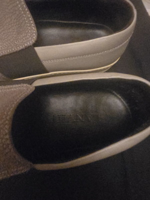 Lanvin loafers size 43, used, grey