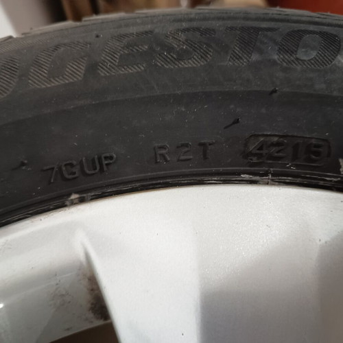 Opel Insignia 17" wheels with Bridgestone Turanza tires like new