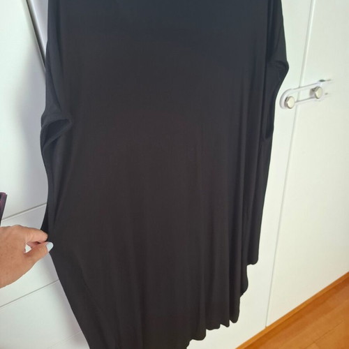 Mat black dress, size M
