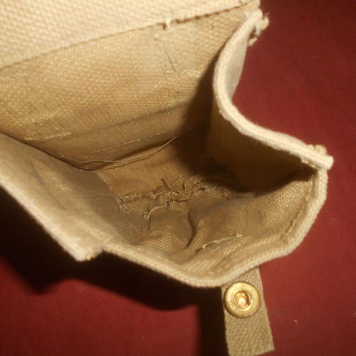 British Army WWII 1940 P37 Canvas Ammunition Pouch used