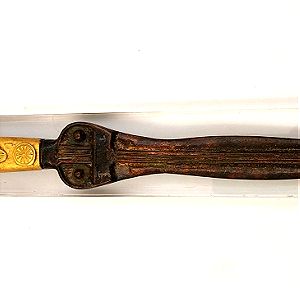Διακοσμητικό GREEK WARRIOR KNIFE - ANCIENT GREECE MUSEUM REPLICA KNIFE IN PLEXIGLASS DISPLAY BASE