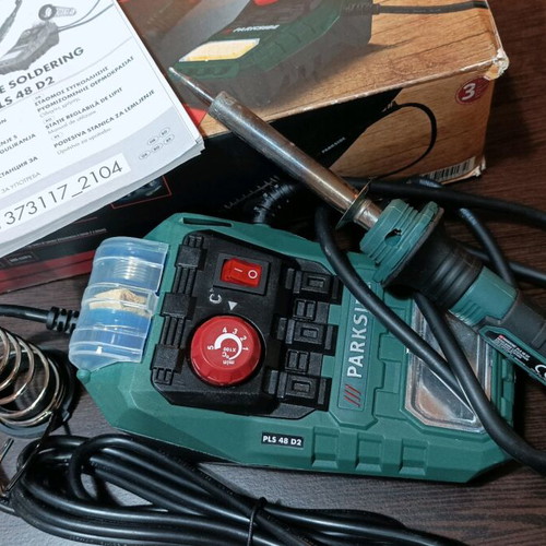 Parkside PLS 48 D2 soldering station used, 48W with temperature control