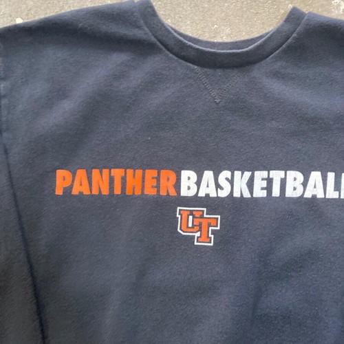 Nike Vintage Panther Basketball Sweater, L, black