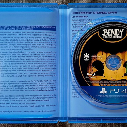 Bendy and the Ink Machine PS4 used, excellent condition