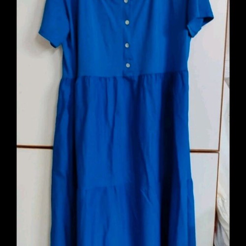 Blue dress M Made In Italy like new