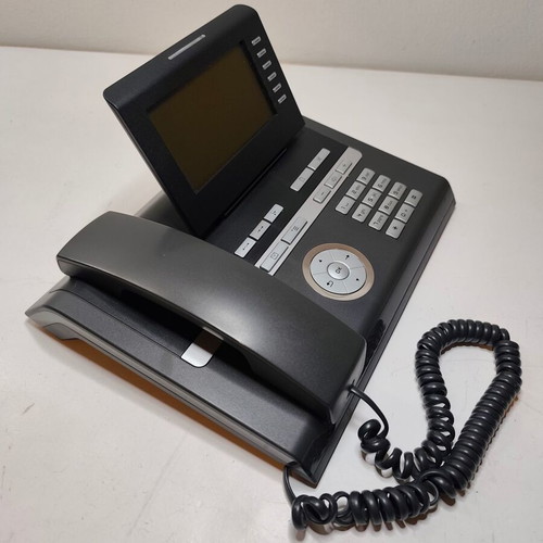 Siemens Unify OpenStage 40 HFA LAVA IP phone used, black, wired