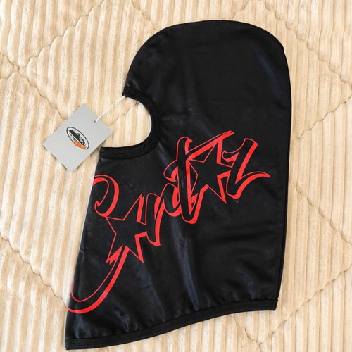 Corteiz Full Face Balaclava new, black and red