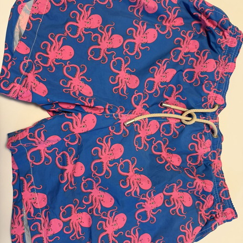 MC2 Saint Barth men's swim shorts, blue and pink